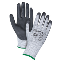 Gants &eacute;lastiques sans coutures r&eacute;sistants &agrave; la coupe, Taille Moyen/8, Calibre 13, Rev&ecirc;tement Polyur&eacute;thane, Enveloppe en PEHP, ANSI/ISEA 105 niveau 4/EN 388 niveau 5 MAS Chibougamau
