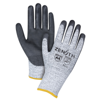 Gants &eacute;lastiques sans coutures r&eacute;sistants &agrave; la coupe, Taille 2T-Grand/11, Calibre 13, Rev&ecirc;tement Polyur&eacute;thane, Enveloppe en PEHP, ANSI/ISEA 105 niveau 4/EN 388 niveau 5 MAS Chibougamau