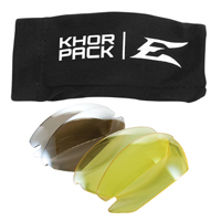 Khor Safety Glasses Replacement Lenses, Anti-Fog/Anti-Scratch, Clear, Khor MAS Chibougamau