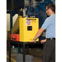 Sure-Grip&reg; EX Mini Flammable Safety Cabinet, 2 Gal., 1 Door, 17" W x 22" H x 8" D MAS Chibougamau