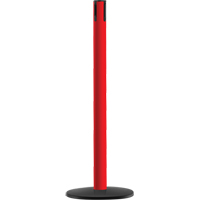 Syst&egrave;me Advance TensaBarrier - Poteau r&eacute;cepteur, Hauteur de 36", Rouge MAS Chibougamau