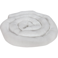 Remblais tubulaire absorbant, Huile seulement, Absorption 45 gal., 3" la x 10' lo, Pqt de 10 MAS Chibougamau