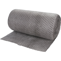 Rouleaux absorbants li&eacute;s de premi&egrave;re qualit&eacute;, Poids moyen, 150' lo x 30" la, Absorption 40 gal. MAS Chibougamau