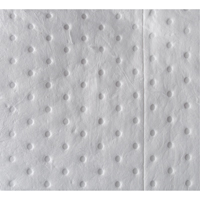 Feuilles absorbantes li&eacute;es de premi&egrave;re qualit&eacute;, Huile seulement, 15" x 17", 8 gal. d'absorption MAS Chibougamau