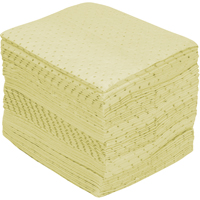 Feuilles absorbantes en fibres fines de premi&egrave;re qualit&eacute;, Mati&egrave;res dangereuses, 15" x 17", 30 gal. d'absorption MAS Chibougamau