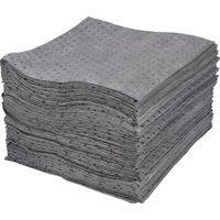 Premium Laminated (SMS) Sorbent Pads, Universal, 15" x 17", 25 gal. Absorbancy MAS Chibougamau