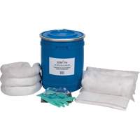 Trousse de lutte contre les d&eacute;versements de premi&egrave;re qualit&eacute; pour camion, Huile seulement, Baril, Absorbance de 10 gal. US MAS Chibougamau