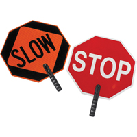 Double-Sided "Stop/Slow" Traffic Control Sign MAS Chibougamau