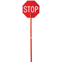 Traffic Control Sign Plastic Handle MAS Chibougamau
