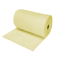 Rouleaux absorbants en fibres fines de calibre industriel, Lourd, 150' lo x 30" la, Absorption 70 gal. MAS Chibougamau