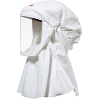 Cagoule Versaflo de haute durabilit&eacute; avec coiffe int&eacute;gr&eacute;e, Grand/Moyen, Coiffe souple, Bavette Simple MAS Chibougamau