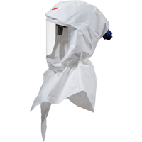 Cagoule de peintre Versaflo compl&egrave;te avec coiffe de premi&egrave;re qualit&eacute;, Universel, Coiffe souple, Bavette Double MAS Chibougamau