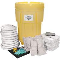 Trousse de lutte contre les d&eacute;versements de premi&egrave;re qualit&eacute; pour atelier, Huile seulement, Baril, Absorbance de 95 gal. US MAS Chibougamau