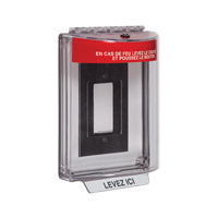 Universal Stopper&reg; Fire Alarm Covers, Enclosed flush back b MAS Chibougamau