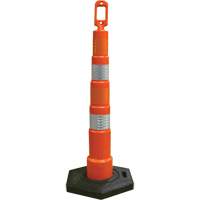 D&eacute;lin&eacute;ateurs de d&eacute;viation Grip N Go, Hauteur 49", Orange MAS Chibougamau