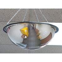360° Dome Mirror, Full Dome, Open Top, 20" Diameter MAS Chibougamau