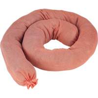 Remblais tubulaires absorbants, Mati&egrave;res dangereuses, Absorption 40 gal., 3" la x 4' lo, Pqt de 25 MAS Chibougamau