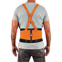 ProFlex 100HV Economy Spandex Hi-Vis Back Support Brace, Elastic, X-Small MAS Chibougamau