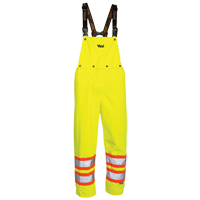 Pantalons 300 deniers Professional Journeyman, Polyester, Petit, Jaune lime haute visibilit&eacute; MAS Chibougamau