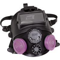 Respirateur &agrave; masque complet de la s&eacute;rie 7600 avec &eacute;quipement d'appoint pour le soudage, Silicone, Petit MAS Chibougamau