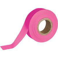 Ruban pour signalisation, 1,188" la x 150' lo, Rose fluorescent MAS Chibougamau