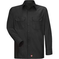 Chemise &agrave; manches longues en tissu ind&eacute;chirable, Hommes, 3T-Grand, Noir MAS Chibougamau