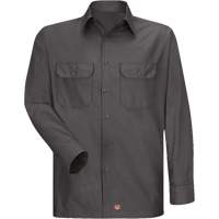 Chemise &agrave; manches longues en tissu ind&eacute;chirable, Hommes, 3T-Grand, Charbon MAS Chibougamau