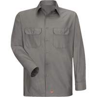 Chemise &agrave; manches longues en tissu ind&eacute;chirable, Hommes, 3T-Grand, Gris MAS Chibougamau