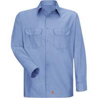 Chemise &agrave; manches longues en tissu ind&eacute;chirable, Hommes, 3T-Grand, Bleu MAS Chibougamau