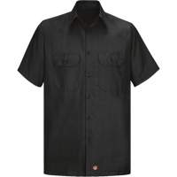 Chemise &agrave; manches courtes en tissu ind&eacute;chirable, Hommes, 3T-Grand, Noir MAS Chibougamau
