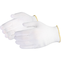 Sure Knit Filament Low-Lint String-Knit Glove, Nylon, Knit Wrist Cuff, Small MAS Chibougamau