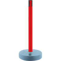 Tensabarrier ext&eacute;rieur - poteaux r&eacute;cepteurs, Hauteur de 37", Rouge MAS Chibougamau