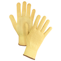 Gants tricot&eacute;s sans couture, Taille Grand/9, Calibre 7, Enveloppe en Kevlar, ASTM ANSI niveau A2/EN 388 niveau 3 MAS Chibougamau
