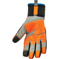 Gants utilitaires thermiques haute visibilit&eacute; performants et &eacute;tanches ProFlex 818WP, Paume Polyur&eacute;thane, Taille Petit MAS Chibougamau
