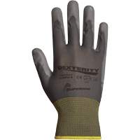 Superior Touch&reg; Gloves, 6/X-Small, Polyurethane Coating, 13 Gauge, Polyester/Nylon Shell MAS Chibougamau