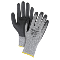 Gants &eacute;lastiques sans coutures r&eacute;sistants &agrave; la coupe, Taille T-Grand/10, Calibre 13, Rev&ecirc;tement Polyur&eacute;thane, Enveloppe en PEHP, ANSI/ISEA 105 niveau 2/EN 388 niveau 3 MAS Chibougamau