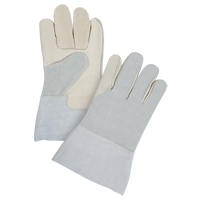 Gants de travail de premi&egrave;re qualit&eacute; &agrave; dos refendu, Petit, Paume en Cuir fleur de vache MAS Chibougamau