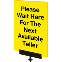 Sign Bracket for Portable Post, Black MAS Chibougamau