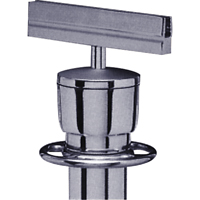 Sign Bracket for Portable Post, Satin Chrome MAS Chibougamau