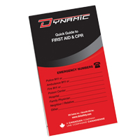 Dynamic First Aid Pocket Guide MAS Chibougamau