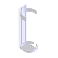 Support en plastique pour v&eacute;hicule de solution Bio Med Wash Dynamic MAS Chibougamau