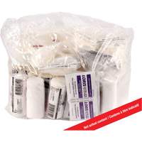Ensemble de recharge pour trousse de premiers soins Dynamic, R&eacute;pond &agrave; la norme CSA Z1220-17 type 3 environnements &agrave; haut risque, Grand (51-100 travailleurs), Classe 1 MAS Chibougamau