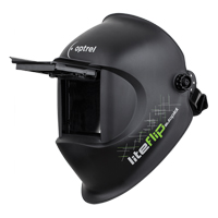 Liteflip Autopilot Welding Helmet, 3.94" L x 1.97" W View Area, 1/5/5 - 14 Shade Range, Black MAS Chibougamau