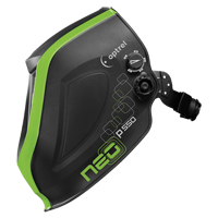 Masque de soudage P550, 3,94" lo x 1,97" la Champ de vision, Teinte 4/9 - 13, Noir/Vert MAS Chibougamau