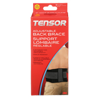 Tensor Adjustable Back Brace, Elastic, One Size MAS Chibougamau