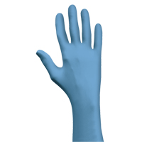 N-Dex&reg; 7500PF Gloves, Medium, Nitrile, 4-mil, Powder-Free, Blue MAS Chibougamau