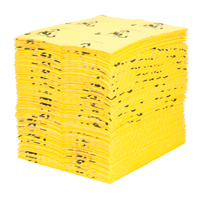 Tampons d'avertissement de premi&egrave;re qualit&eacute; - absorbants haute visibilit&eacute;, Universel, 15" x 18", 24,4 gal. d'absorption MAS Chibougamau