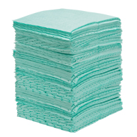 Premium Bonded Sorbent Pads, Hazmat, 15" x 18", 30 gal. Absorbancy MAS Chibougamau