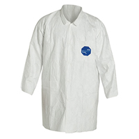 Lab Coat, Tyvek&reg; 400, White, 6X-Large MAS Chibougamau