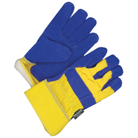 Fitter Gloves, One Size, Grain Cowhide Palm, Thinsulate Inner Lining MAS Chibougamau